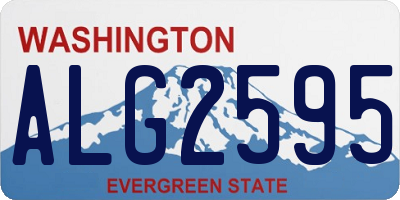 WA license plate ALG2595