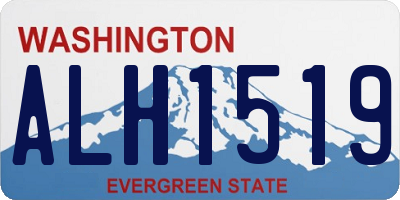 WA license plate ALH1519