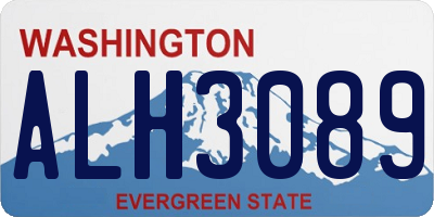 WA license plate ALH3089