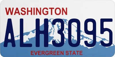 WA license plate ALH3095