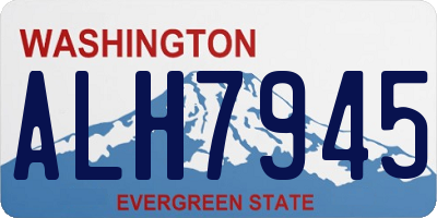 WA license plate ALH7945
