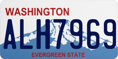 WA license plate ALH7969