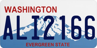 WA license plate ALI2166
