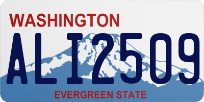 WA license plate ALI2509