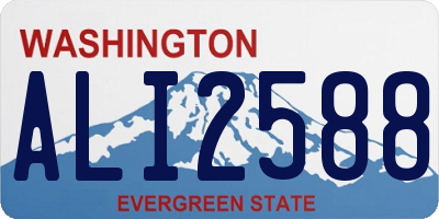 WA license plate ALI2588