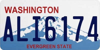 WA license plate ALI6174
