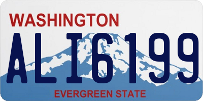 WA license plate ALI6199