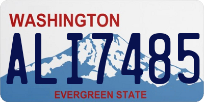 WA license plate ALI7485