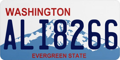 WA license plate ALI8266