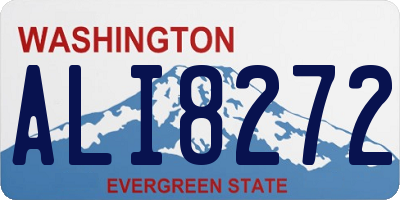 WA license plate ALI8272