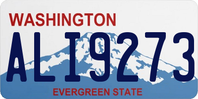 WA license plate ALI9273