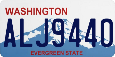 WA license plate ALJ9440