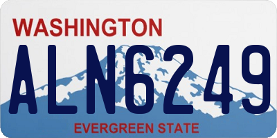 WA license plate ALN6249