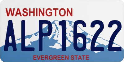 WA license plate ALP1622