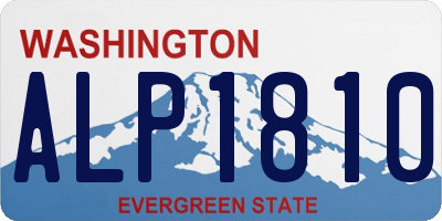 WA license plate ALP1810
