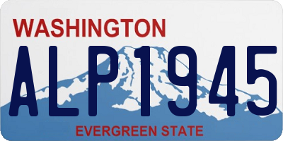 WA license plate ALP1945