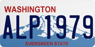 WA license plate ALP1979