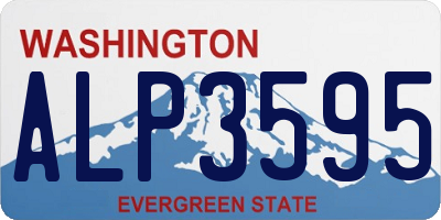WA license plate ALP3595