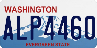 WA license plate ALP4460