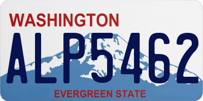 WA license plate ALP5462