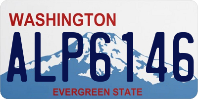 WA license plate ALP6146