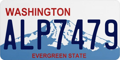 WA license plate ALP7479
