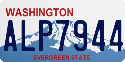 WA license plate ALP7944