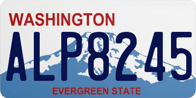 WA license plate ALP8245