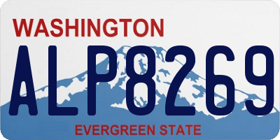 WA license plate ALP8269