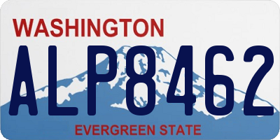 WA license plate ALP8462