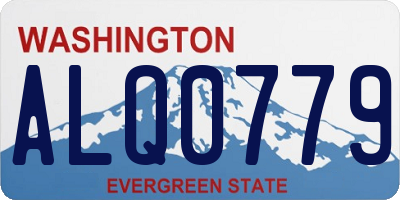 WA license plate ALQ0779