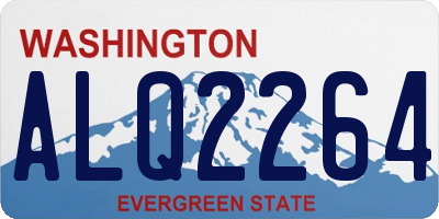 WA license plate ALQ2264