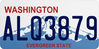 WA license plate ALQ3879