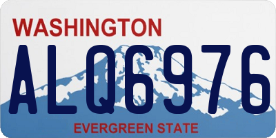 WA license plate ALQ6976