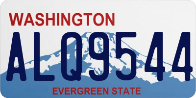 WA license plate ALQ9544