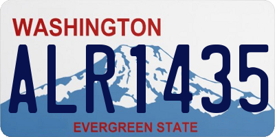 WA license plate ALR1435