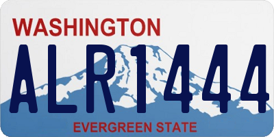 WA license plate ALR1444