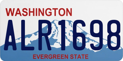 WA license plate ALR1698