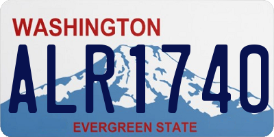 WA license plate ALR1740