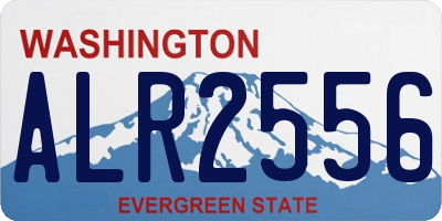 WA license plate ALR2556