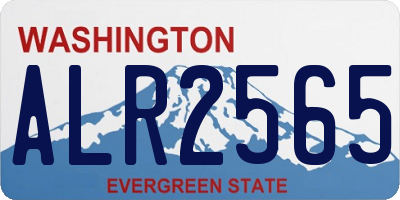 WA license plate ALR2565