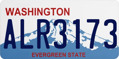 WA license plate ALR3173