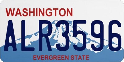 WA license plate ALR3596