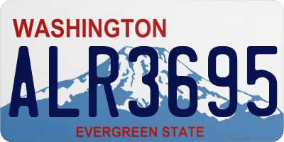 WA license plate ALR3695