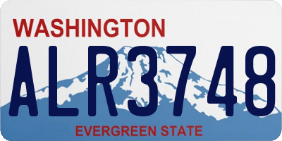 WA license plate ALR3748