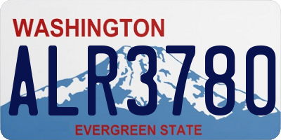 WA license plate ALR3780