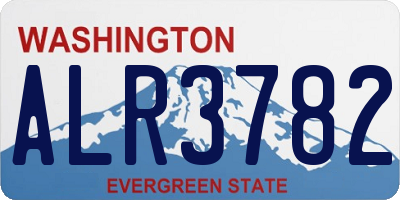 WA license plate ALR3782