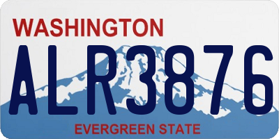 WA license plate ALR3876
