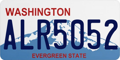 WA license plate ALR5052