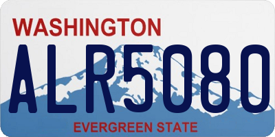 WA license plate ALR5080